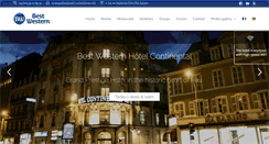 Desktop Screenshot of hotel-continental-pau.com